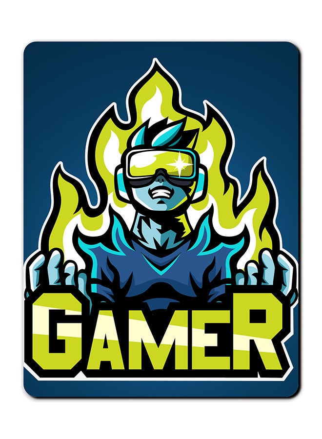 Theodor Gamer Printed Anti-Slip Mousepad Multicolour