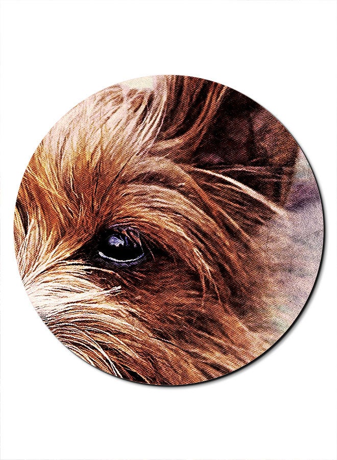 Theodor Smooth Surface Printed Anti-Slip Mousepad Brown - Image 1