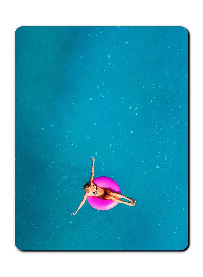 Theodor Girl In Sea Design Mousepad Multicolour - Image 1