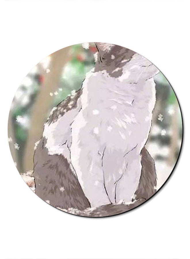 Theodor Cat Printed Anti-Slip Mousepad Multicolour - Image 1