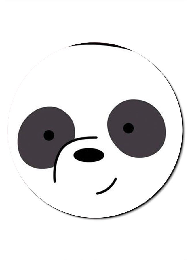 ثيودور لوحة ماوس مضادة للانزلاق بطبعة باندا أبيض/ رمادي/ أسود - Image 1