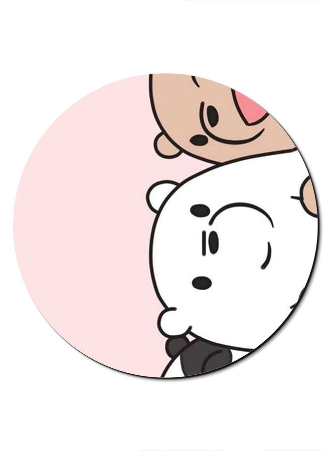 Theodor Bear Printed Anti-Slip Mousepad Multicolour - Image 1