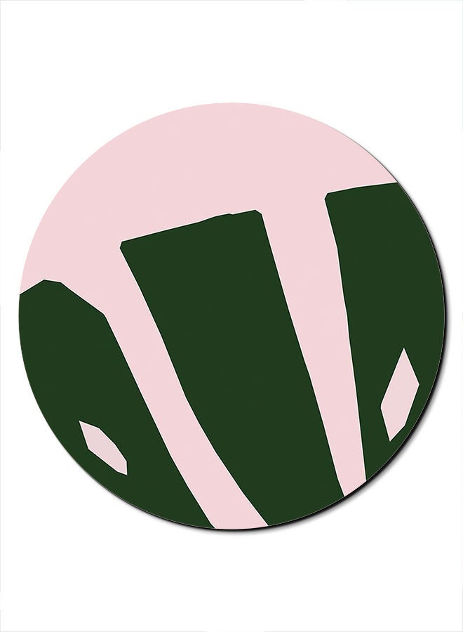 Theodor Printed Anti-Slip Mousepad Pink/Green - Image 1