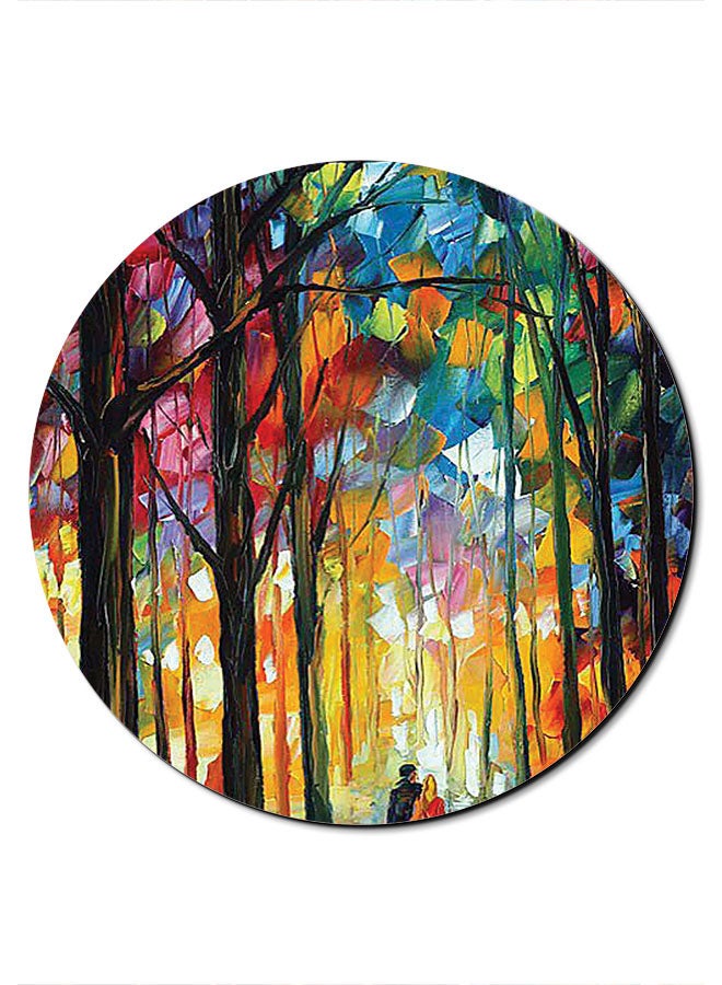 ثيودور لوحة ماوس بطبعة أوراق شجر متعدد الألوان - Image 1