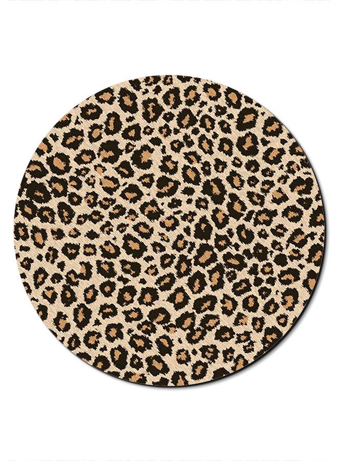 ثيودور لوحة ماوس مانعة للانزلاق بسطح ناعم مطبوع عليه رسمة فهد متعدد الألوان - Image 1