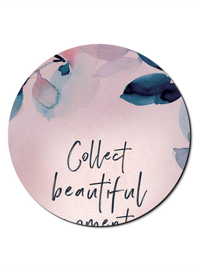 Theodor Collect Beautiful Moments Printed Smooth Anti-Slip Mousepad Pink/Blue - Image 1