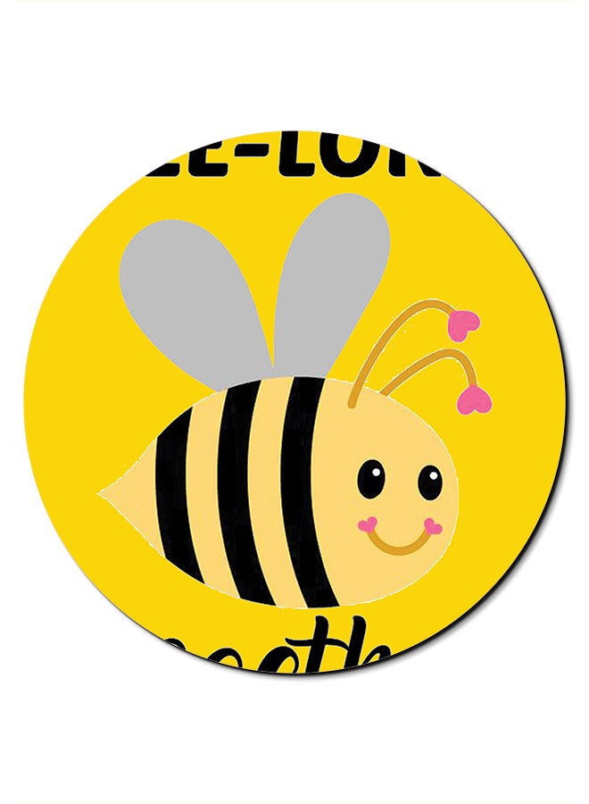 Theodor Bee Printed Smooth Anti-Slip Mousepad Multicolour - Image 1