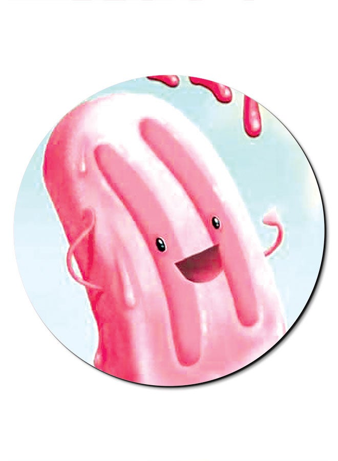 Theodor You Make Me Melt Printed Smooth Anti-Slip Mousepad Pink/Blue - Image 1