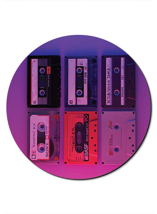 Theodor Cassette Printed Smooth Anti-Slip Mousepad Multicolour - Image 1
