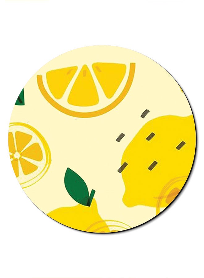 Theodor Lemons Printed Smooth Anti-Slip Mousepad Yellow/Green - Image 1