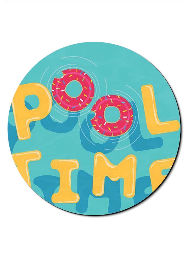 Theodor Pool Time Printed Smooth Anti-Slip Mousepad Multicolour - Image 1