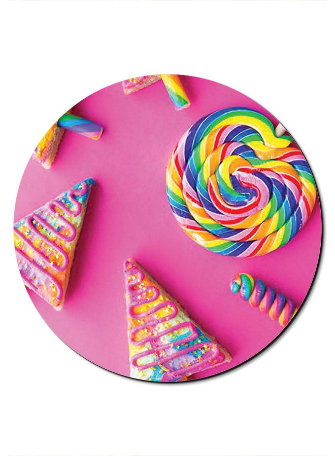 Theodor Candies Printed Smooth Anti-Slip Mousepad Multicolour - Image 1