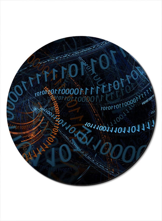 Theodor Typo Smooth Surface Printed Anti-Slip Mousepad Multicolour