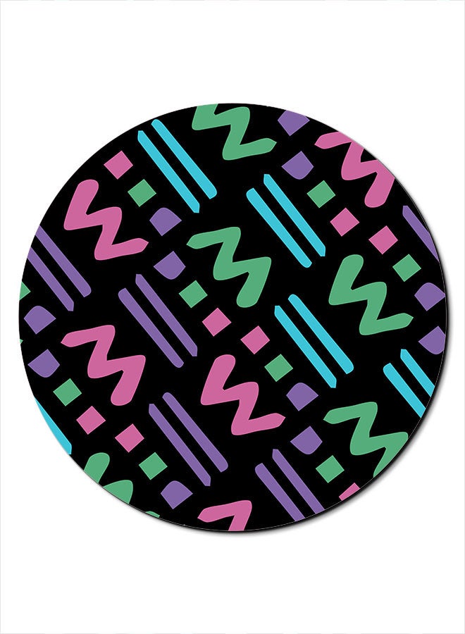 Theodor W Pattern Smooth Surface Printed Anti-Slip Mousepad Multicolour