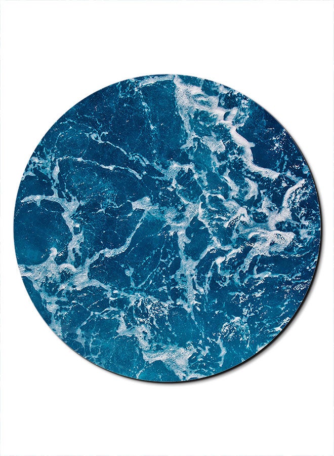 ثيودور لوحة ماوس مضادة للانزلاق بسطح أملس وبنمط مائي. منتج متعدد الألوان