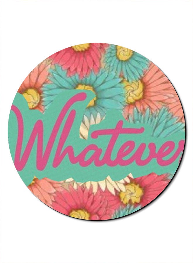 Theodor Whatever Smooth Surface Printed Anti-Slip Mousepad Multicolour