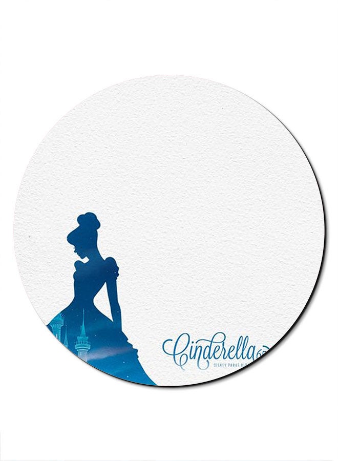 Theodor Cindrella Smooth Surface Printed Anti-Slip Mousepad Blue/White