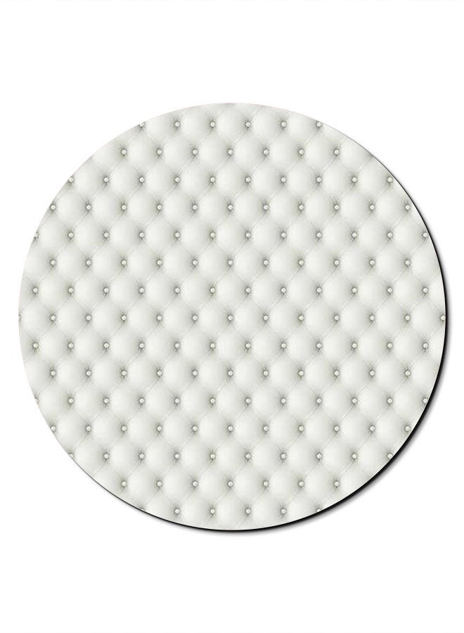 Theodor Smooth Surface Printed Anti-Slip Mousepad White - Image 1