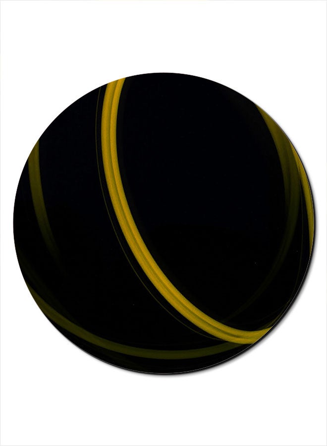 Theodor Smooth Surface Printed Anti-Slip Mousepad Black/Green - Image 1