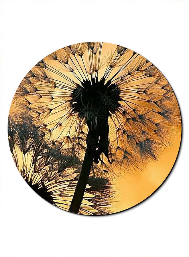 Theodor Smooth Surface Printed Anti-Slip Mousepad Yellow/Black - Image 1