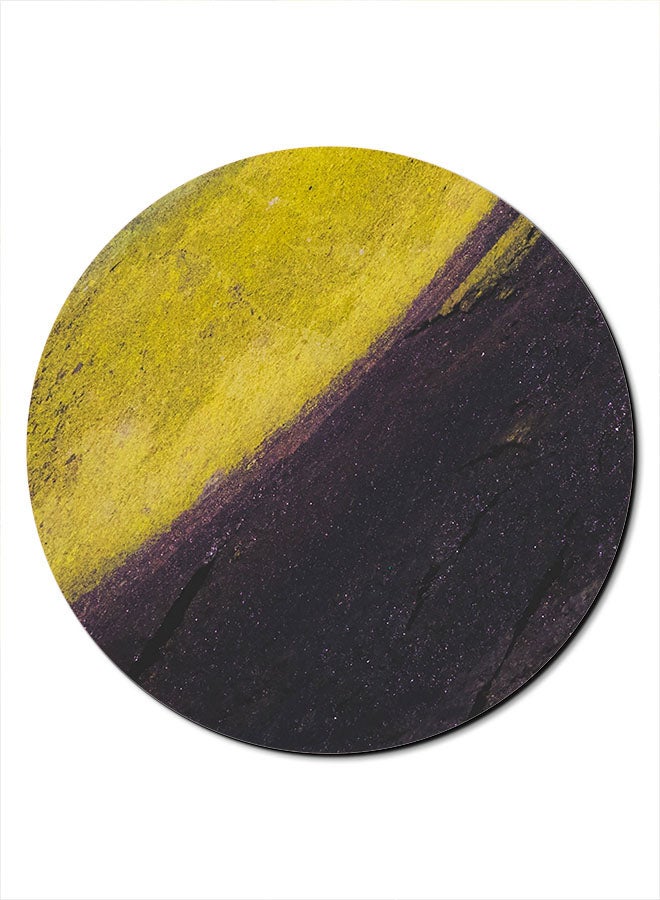 Theodor Smooth Surface Printed Anti-Slip Mousepad Purple/Yellow - Image 1