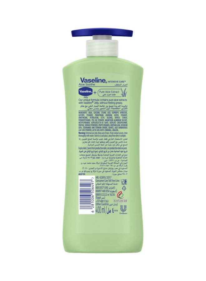 Vaseline - Intensive Care Aloe Soothe Lotion 400ml - Image 1