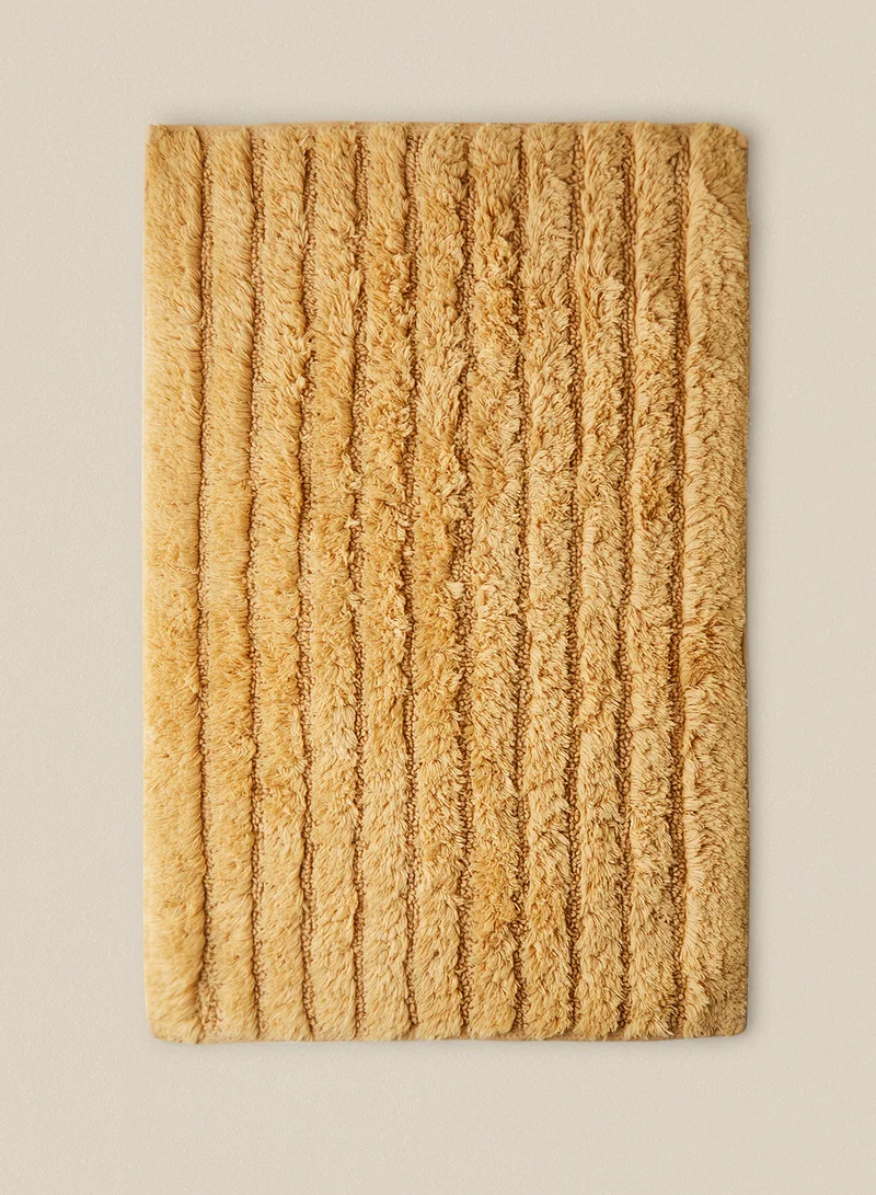Noon East Bath Mat - 100% Cotton 1370 GSM - Pure Home Infinity Bathroom Mat - Anti-Slip Backing