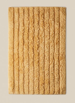 Bath Mat - 100% Cotton 1370 GSM - Pure Home Infinity Bathroom Mat Anti-Slip Backing Gold 50 x 80cm - v1623328790/N43754233A_1