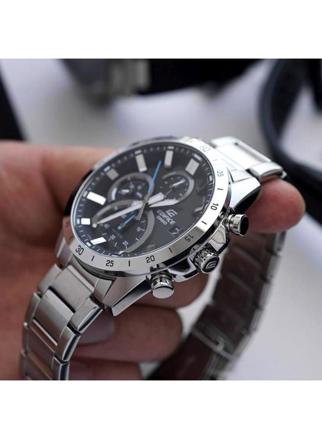 CASIO - Men's Stainless Steel Chronograph Wrist Watch EFR-571D-1AVUDF - 51 mm - Silver - Image 1