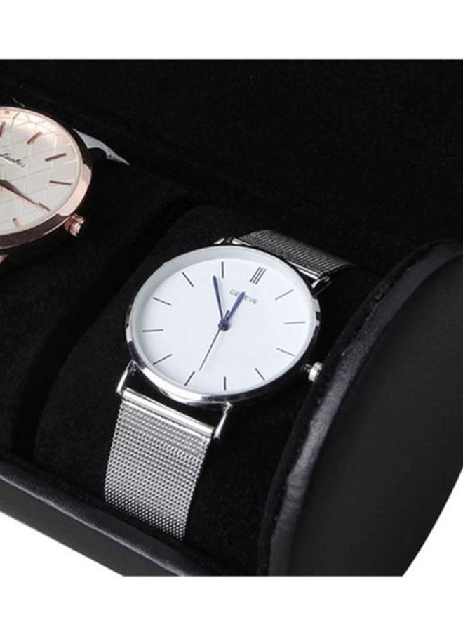 بيوينتي علبة ساعة من الجلد الصناعي - Image 5