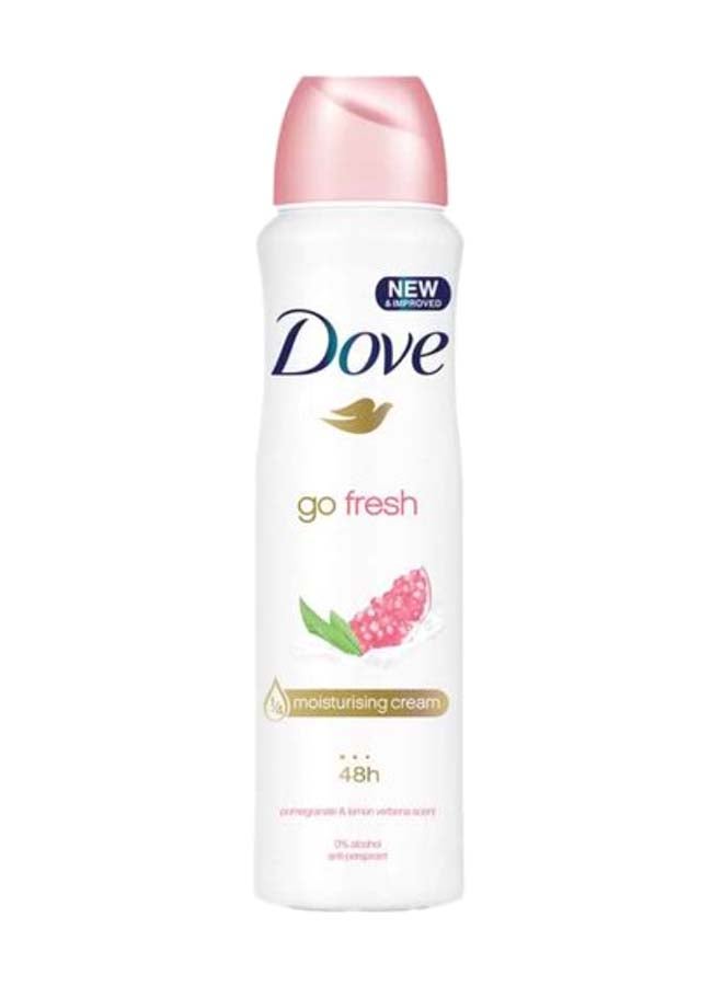 Dove Antiperspirant Pomegranate Deodorant Go Fresh Spray White 150ml