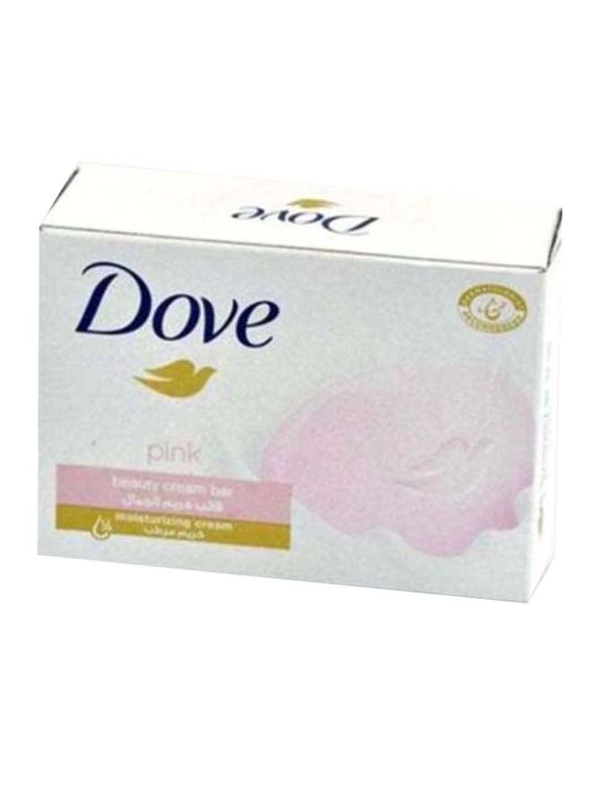 دوف مجموعة صابون كريم الجمال بخلاصة الورد من 4 قطع وردي 540جرام - Image 1