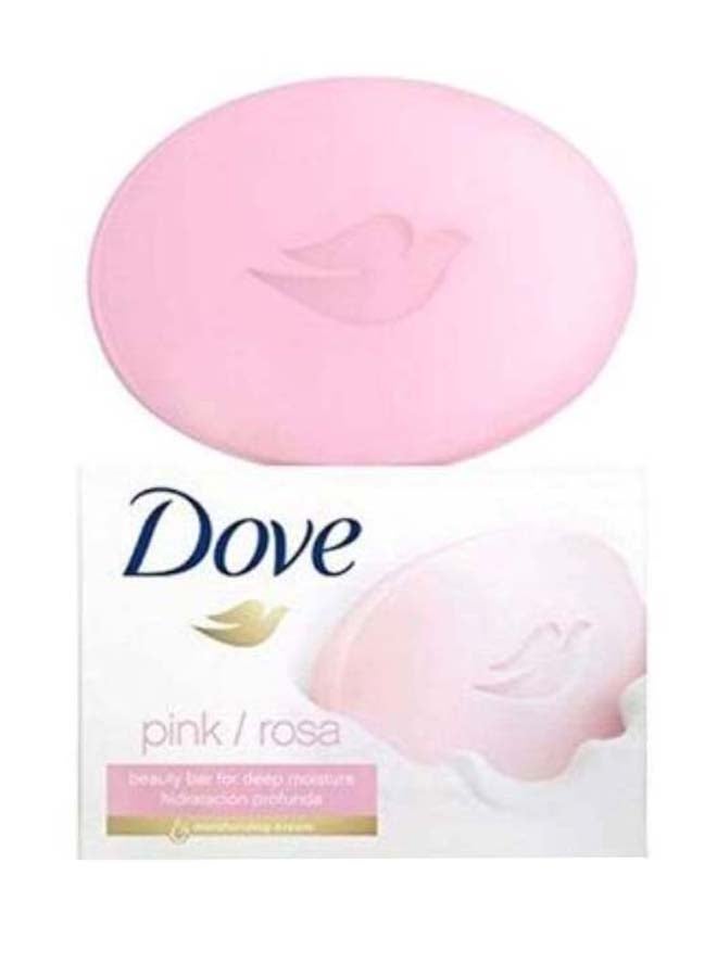 دوف مجموعة صابون كريم الجمال بخلاصة الورد من 4 قطع وردي 540جرام - Image 2