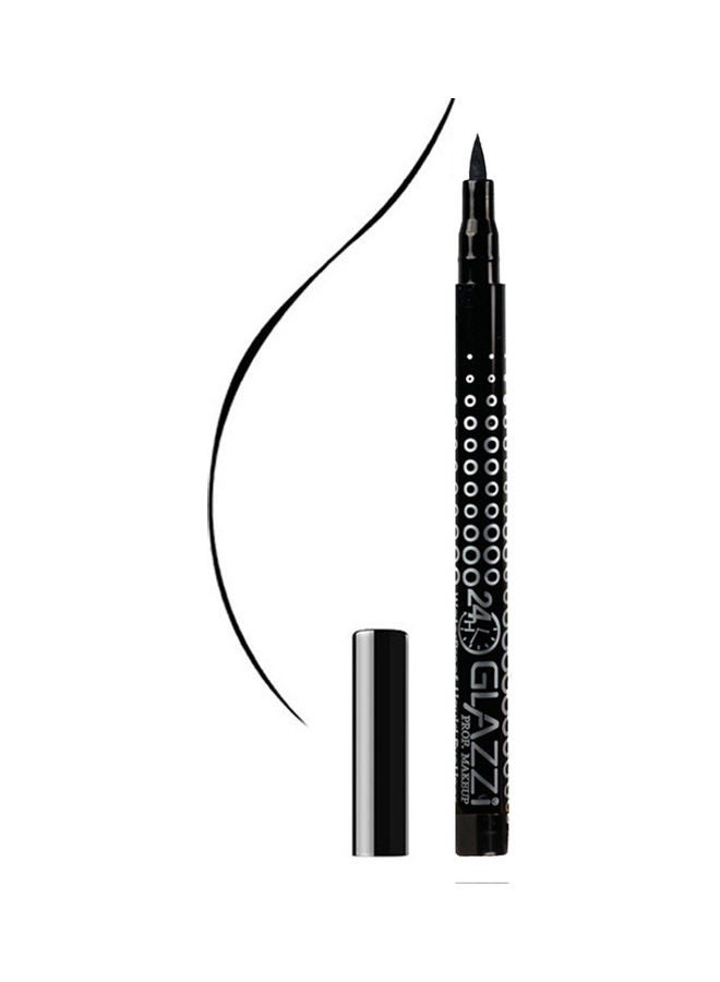 جلازي قلم تحديد عيون سريع الجفاف ومضاد للماء أسود - Image 1