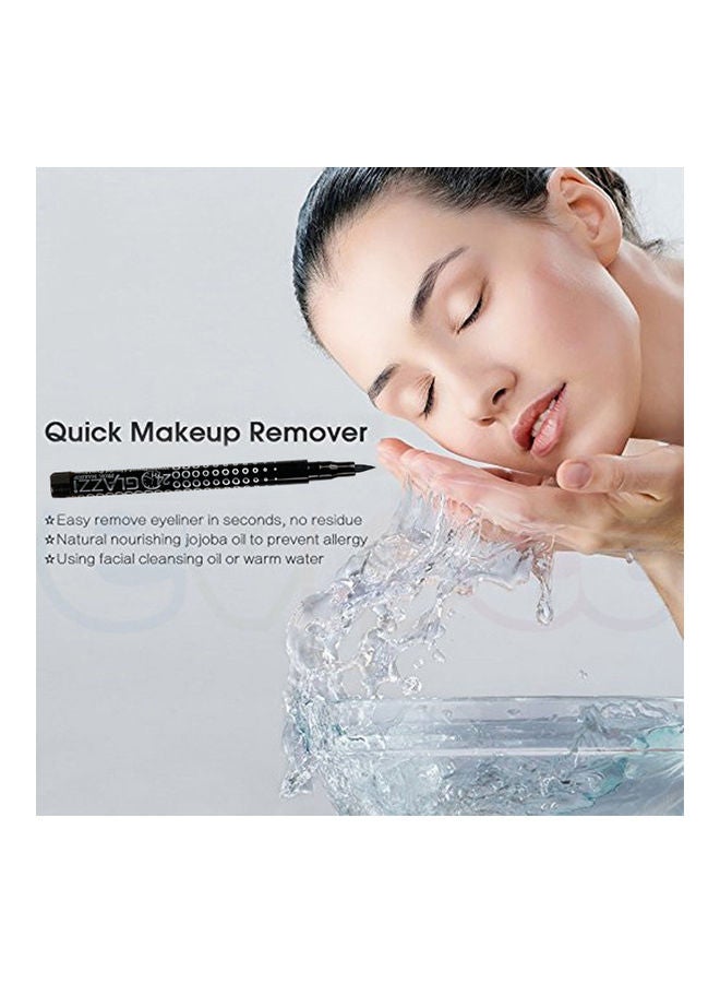 جلازي قلم تحديد عيون سريع الجفاف ومضاد للماء أسود - Image 5