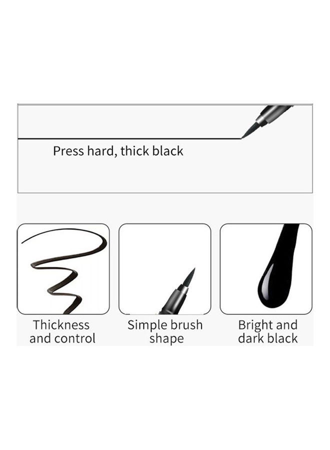 جلازي قلم تحديد عيون سائل ديناميك أسود - Image 4