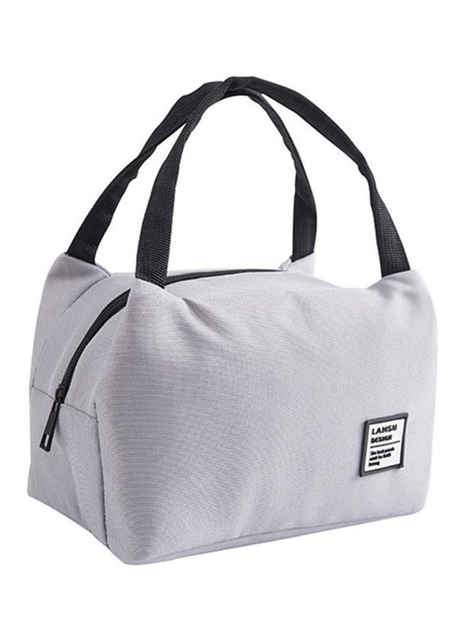 CYTHERIA Insulated Thermal Cooler Lunch Bag Grey/Black 18x15x28cm  - Image 1