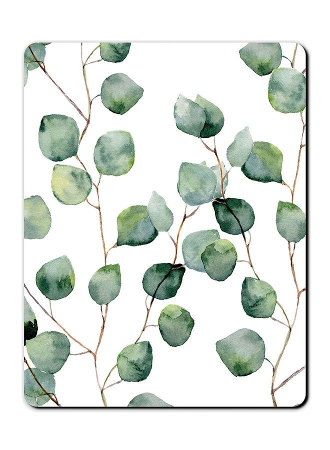 Theodor Small Leaves Texture Printed Anti Slip Mousepad Multicolour - Image 1