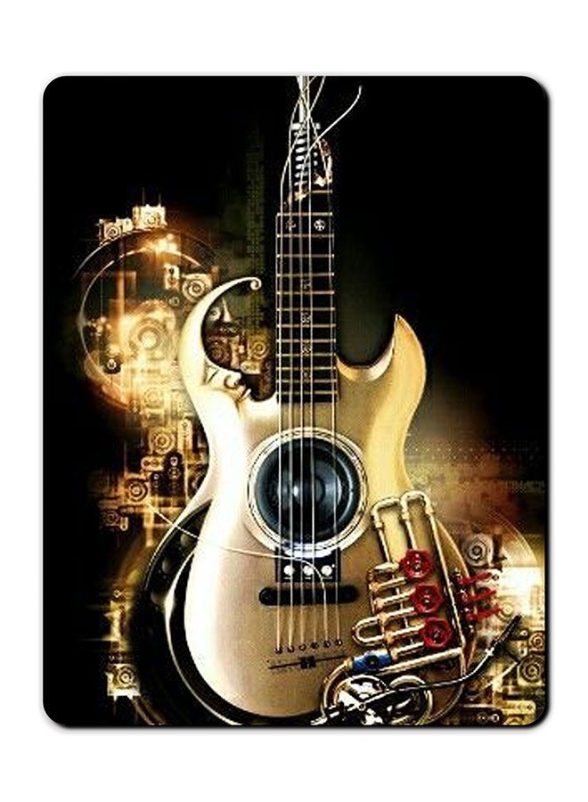 ثيودور لوحة ماوس مضادة للانزلاق بطبعة جيتار متعدد الألوان - Image 1