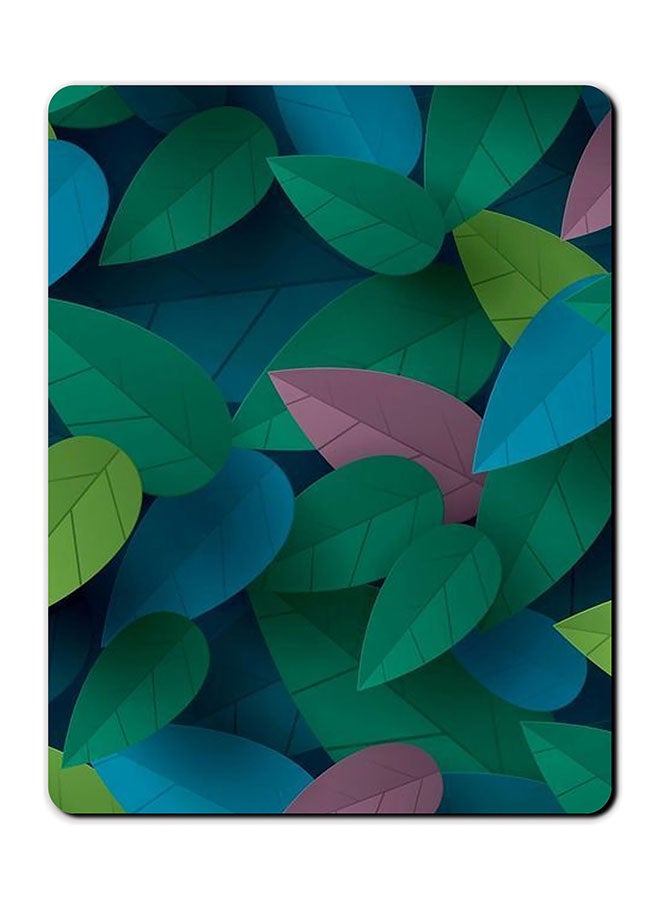 Theodor Leaves Printed Anti-Slip Mousepad Multicolour