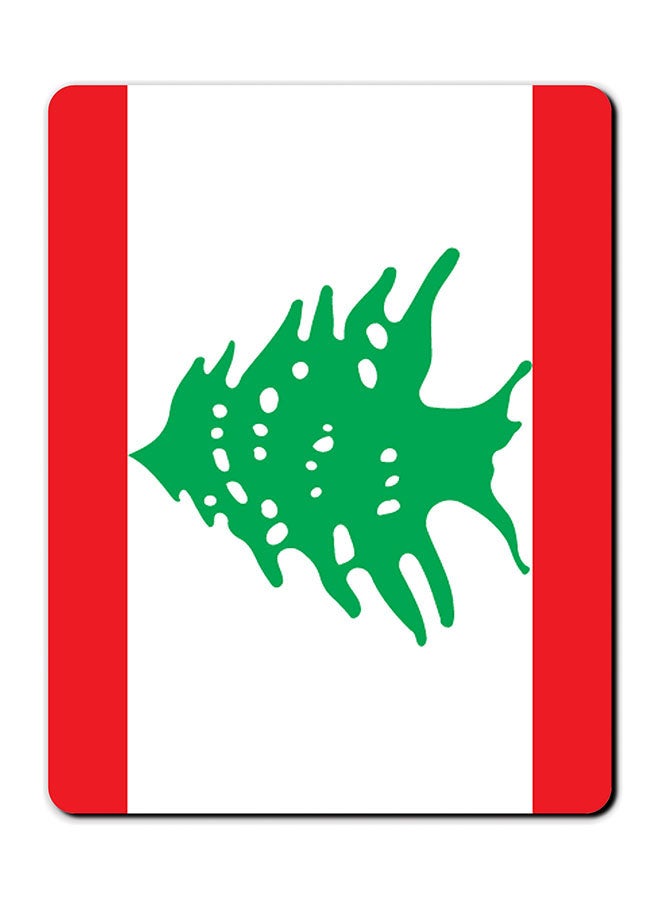 Theodor Lebnon Flag Printed Anti-Slip Mousepad Multicolour