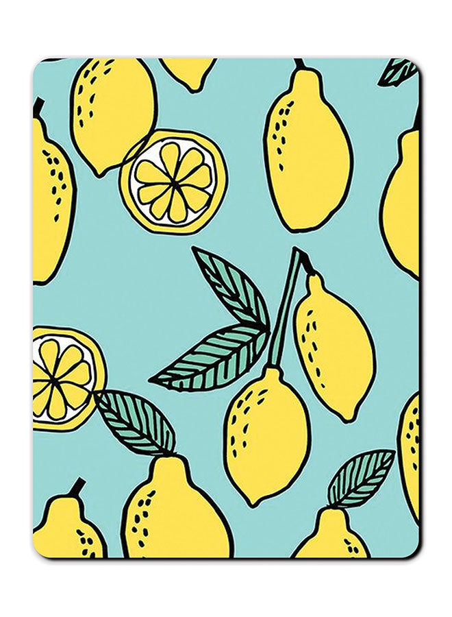 Theodor Lemon Printed Anti-Slip Mousepad Multicolour - Image 1