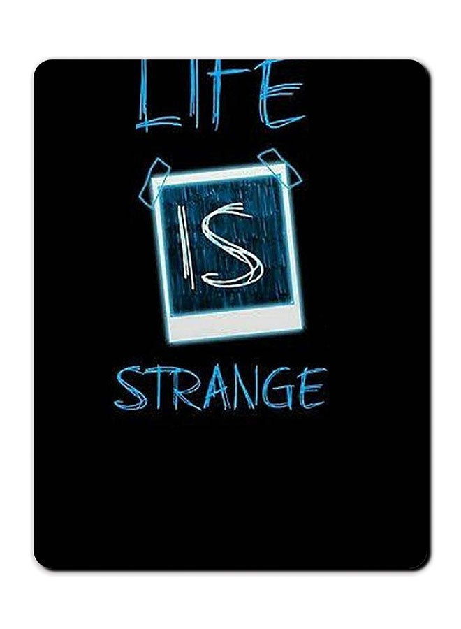 Theodor Life Is Strange Printed Anti-Slip Mousepad Black/White/Blue - Image 1