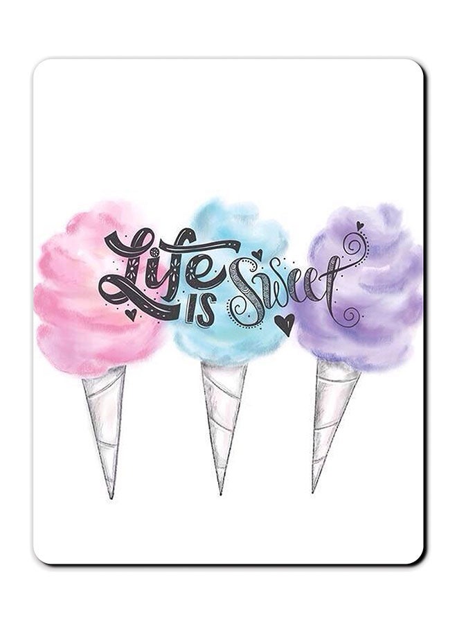Theodor Life Is Sweet Printed Anti-Slip Mousepad Multicolour - Image 1