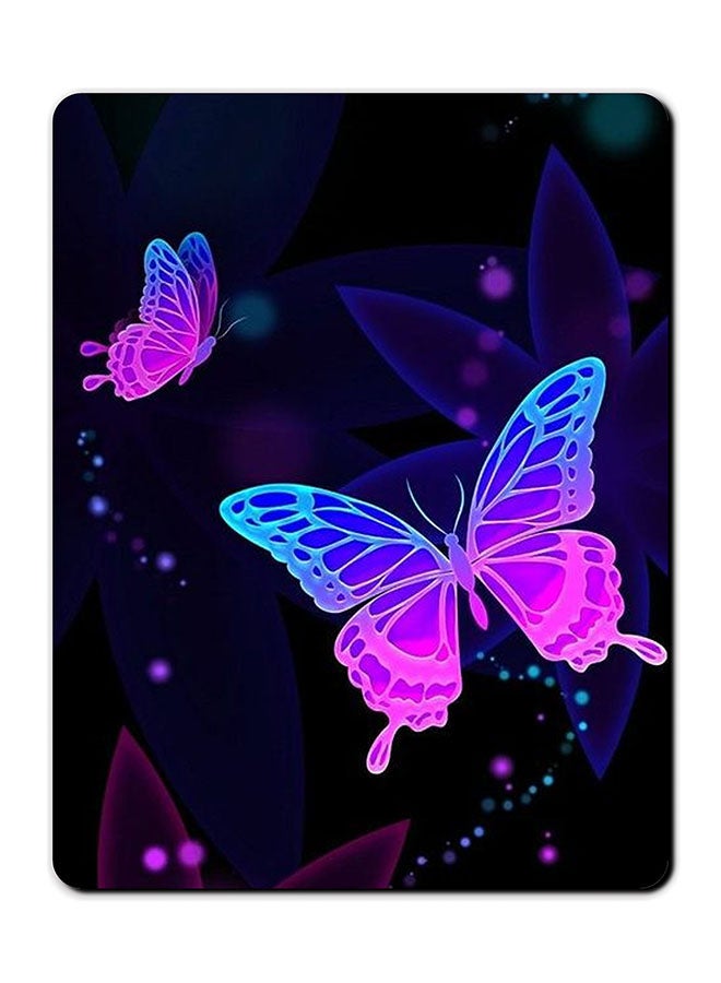 Theodor Butterfly Printed Anti-Slip Mousepad Multicolour - Image 1