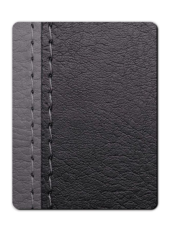Theodor Leather Printed Anti-Slip Mousepad Grey - Image 1