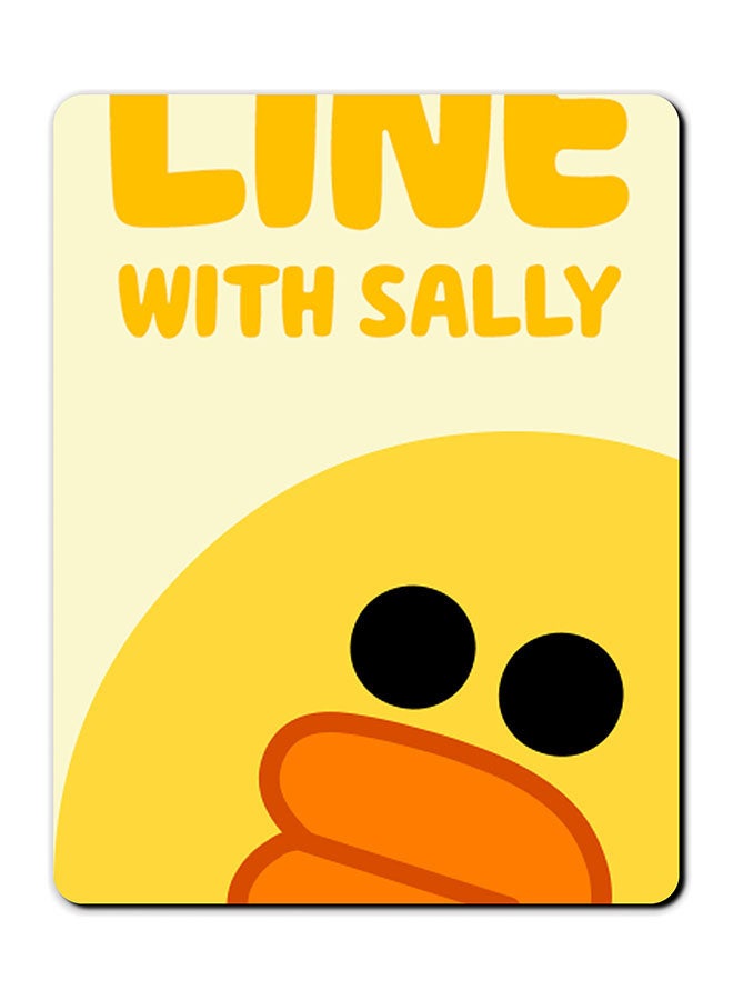Theodor Line With Sally Printed Anti-Slip Mousepad Multicolour - Image 1