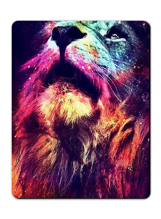 Theodor Lion Printed Anti-Slip Mousepad Multicolour - Image 1