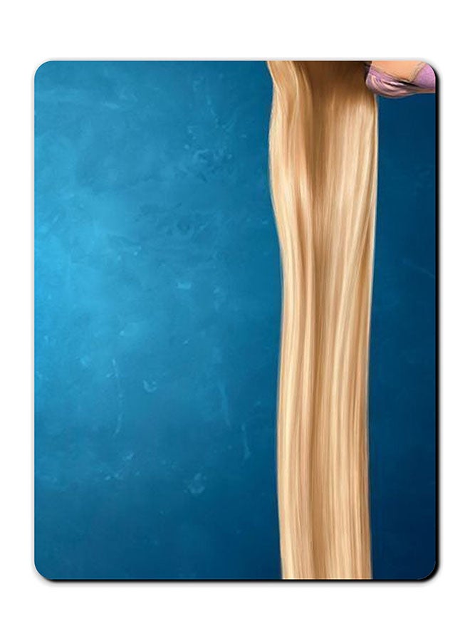 Theodor Long Hair Printed Anti-Slip Mousepad Blue/Beige/Purple - Image 1