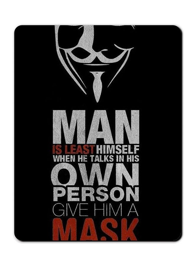 Theodor Man Smooth Surface Printed Non-Slip Mousepad Multicolour - Image 1